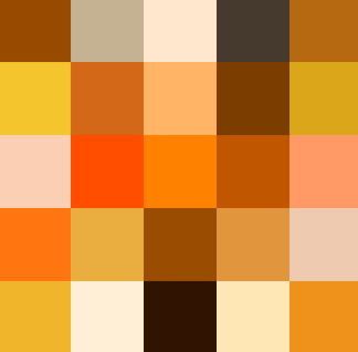 Orange tones